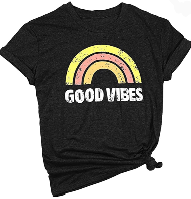 Good vibes short T shirt