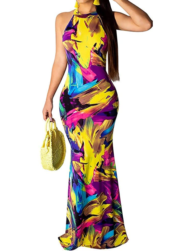 Mermaid maxi dress