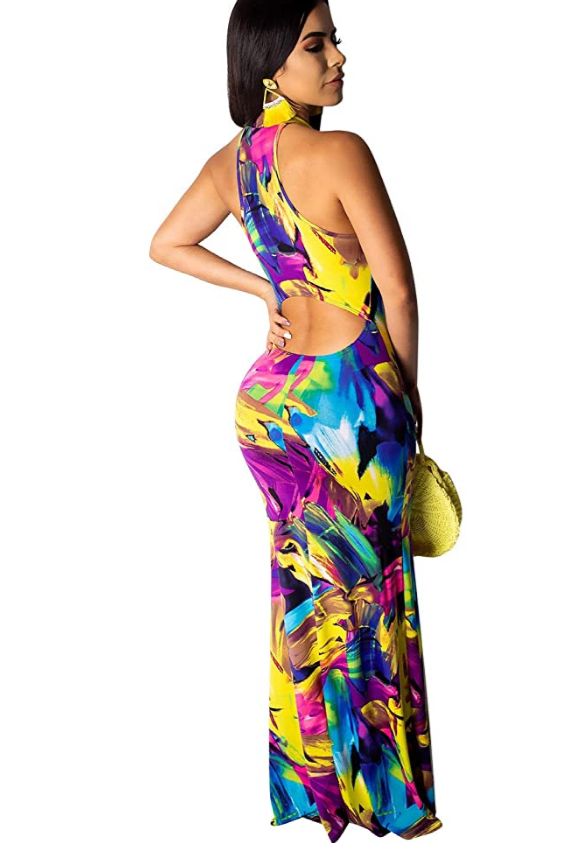 Mermaid maxi dress