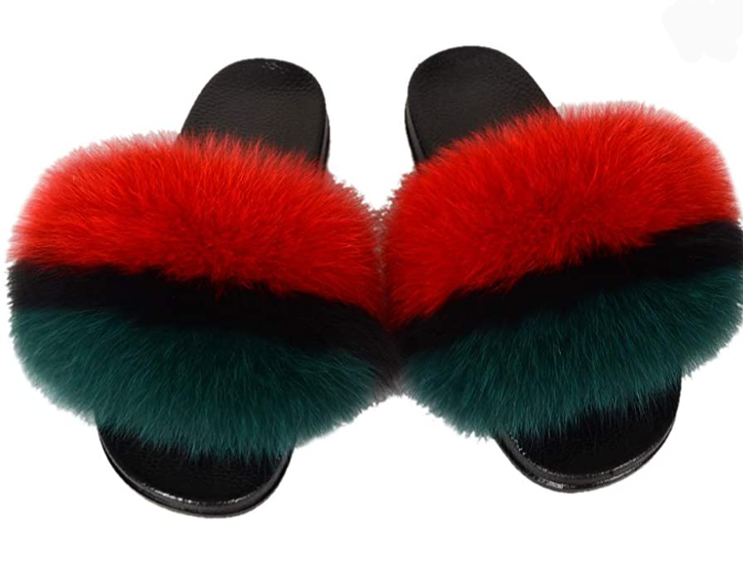 Fuzzy fluffy slides