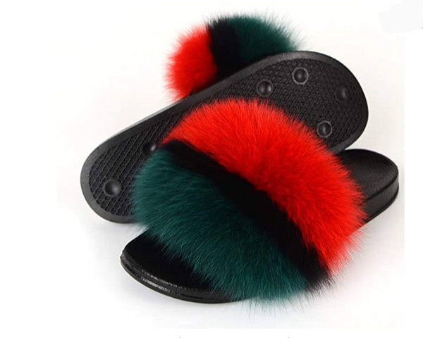 Fuzzy fluffy slides