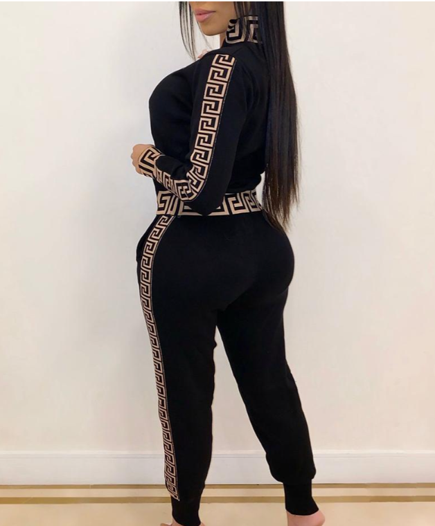 Designer inspired greek pattern