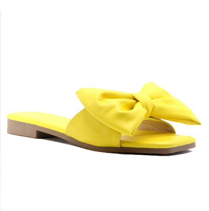 Bow shape slipper/ block heal