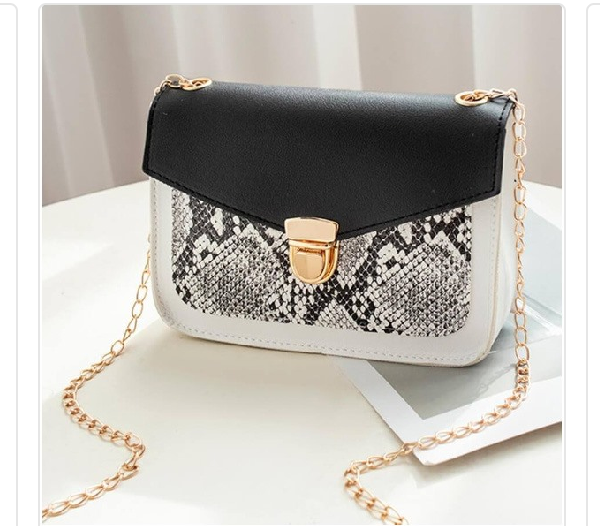 Snakeskin purse