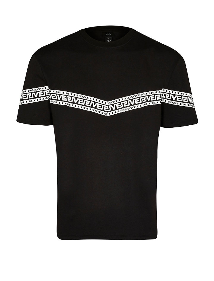 Greek print thick Tee