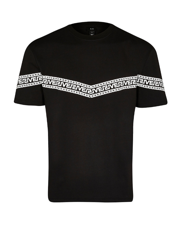 Greek print thick Tee