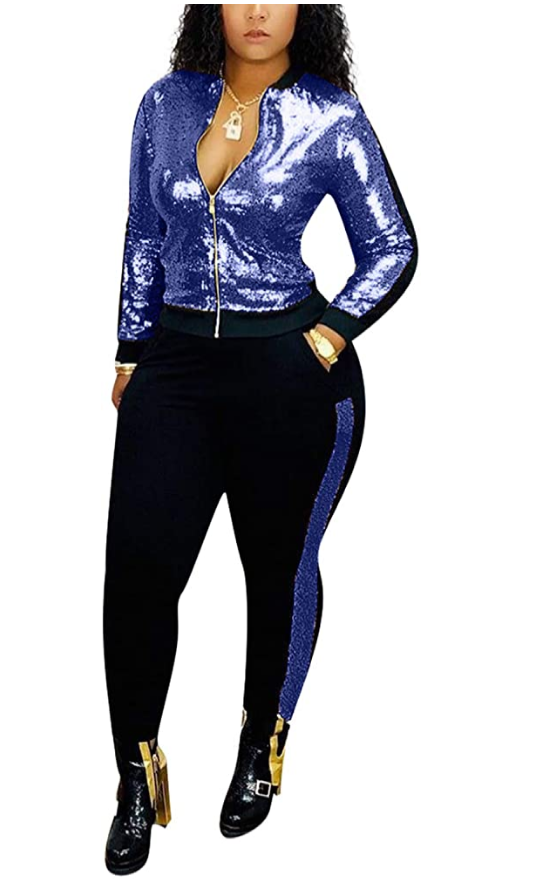 Sequins nightlife outfit