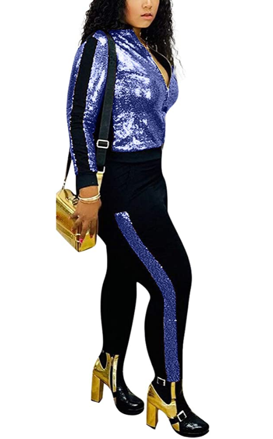 Sequins nightlife outfit