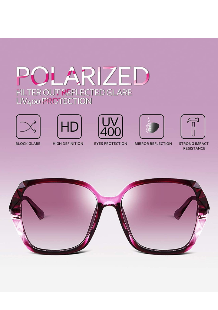 Filtered glare protection shades